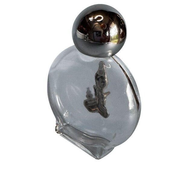 Our Lady Of Fatima Religious Glass Bottles Silver Tone Medallions Decorative Pai - Picture 3 of 9